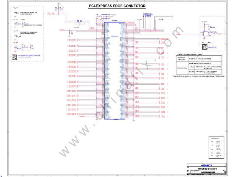 技嘉 显卡  GV R485MC 1GI 10 PVT 电路图