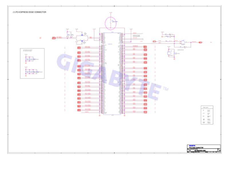 技嘉 显卡  GV R927XOC 2GD V10 电路图