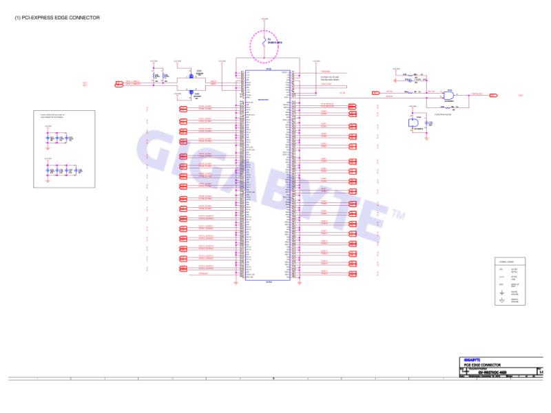 技嘉 显卡  GV R927XOC 4GD V1.0 电路图