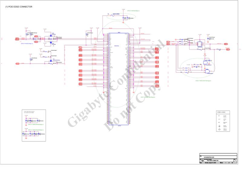 技嘉 显卡  GV RX460WF2OC 2GD 1.1 电路图