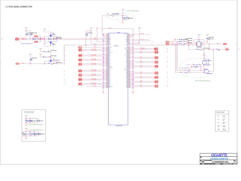 技嘉 显卡  GV RX460WF2OC 4GD 1.0 电路图