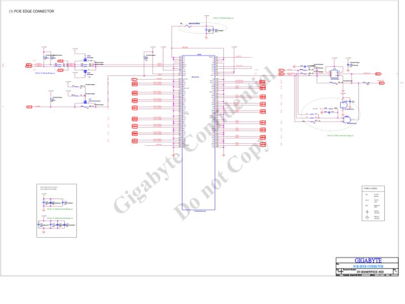 技嘉 显卡  GV RX460WF2OC 4GD 1.1 电路图