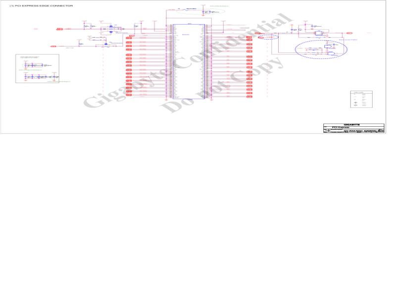 技嘉 显卡  GV RX470G1 GAMING 4GD 1.0 电路图