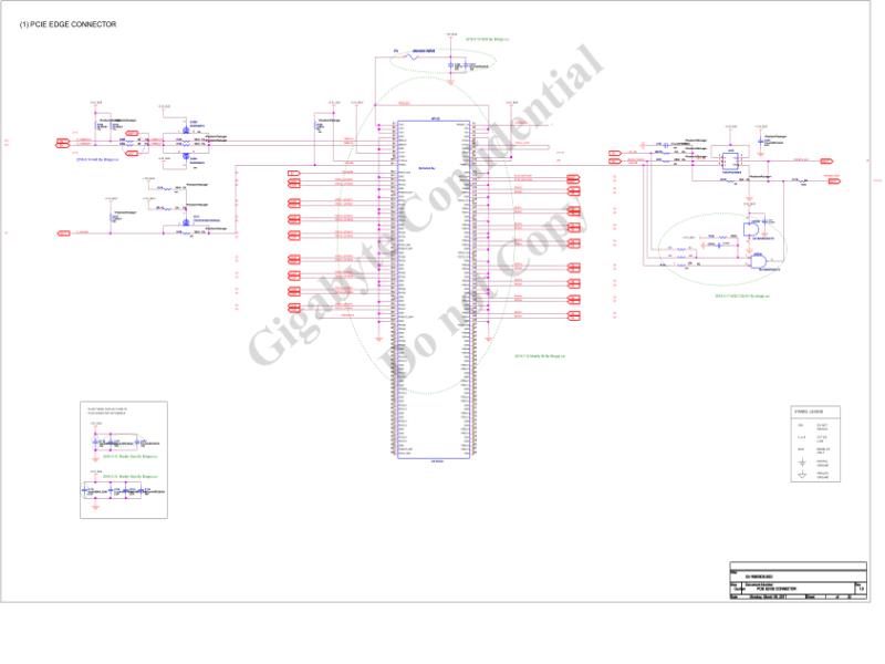 技嘉 显卡  GV RX550D5 2GD 1.0 电路图