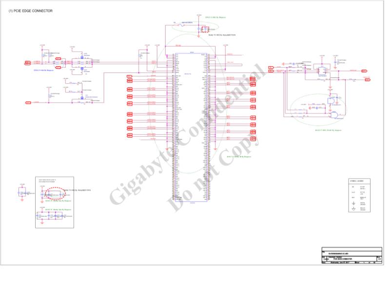 技嘉 显卡  GV RX560GAMING OC 4GD 2.0 电路图